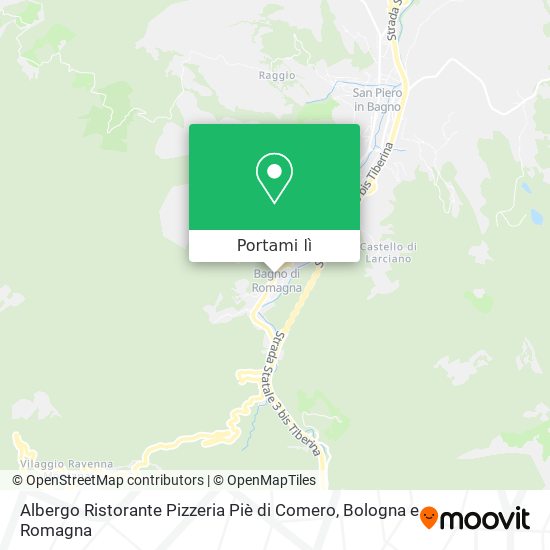Mappa Albergo Ristorante Pizzeria Piè di Comero
