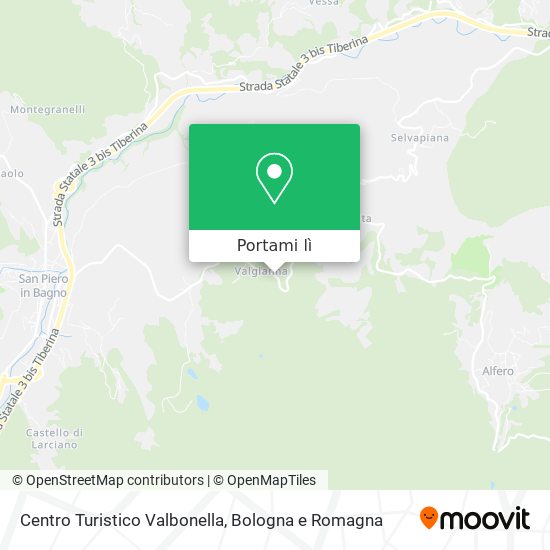 Mappa Centro Turistico Valbonella