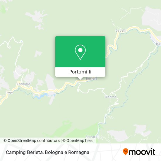 Mappa Camping Berleta