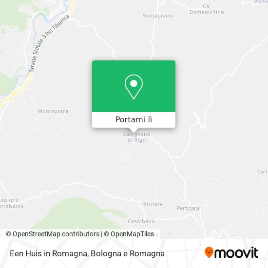 Mappa Een Huis in Romagna