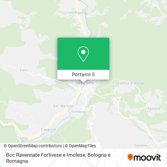 Mappa Bcc Ravennate Forlivese e Imolese