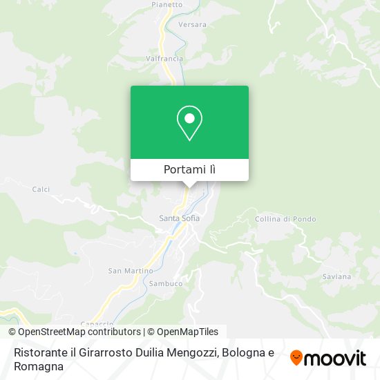 Mappa Ristorante il Girarrosto Duilia Mengozzi