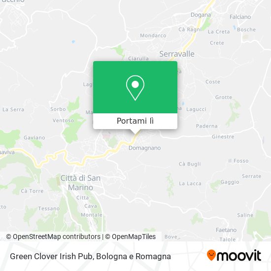 Mappa Green Clover Irish Pub