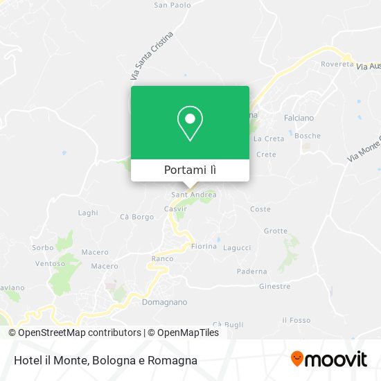 Mappa Hotel il Monte