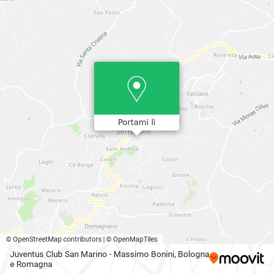Mappa Juventus Club San Marino - Massimo Bonini