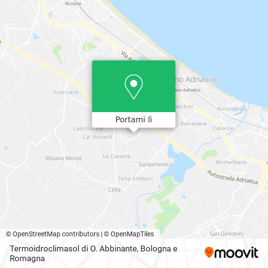 Mappa Termoidroclimasol di O. Abbinante