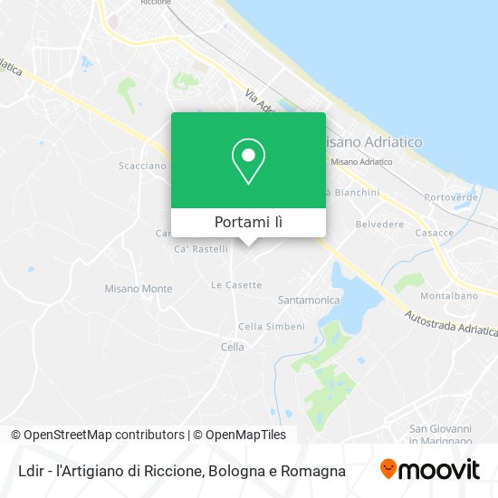 Mappa Ldir - l'Artigiano di Riccione