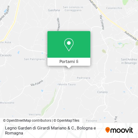 Mappa Legno Garden di Girardi Mariano & C.