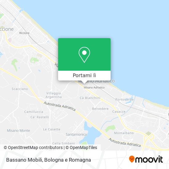 Mappa Bassano Mobili