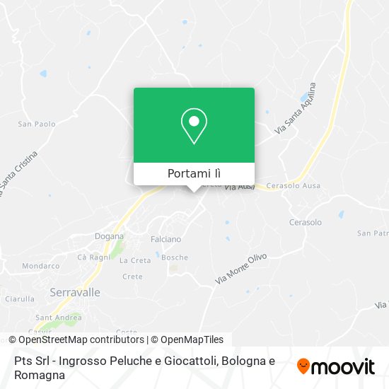 Mappa Pts Srl - Ingrosso Peluche e Giocattoli