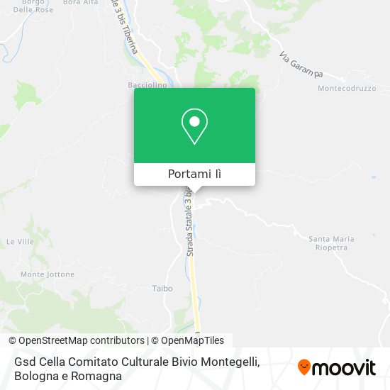 Mappa Gsd Cella Comitato Culturale Bivio Montegelli