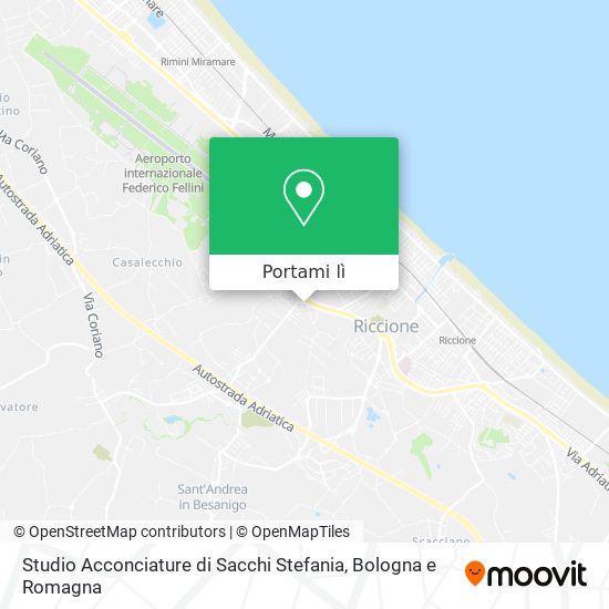Mappa Studio Acconciature di Sacchi Stefania