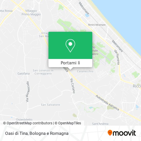 Mappa Oasi di Tina