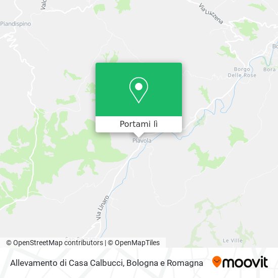 Mappa Allevamento di Casa Calbucci