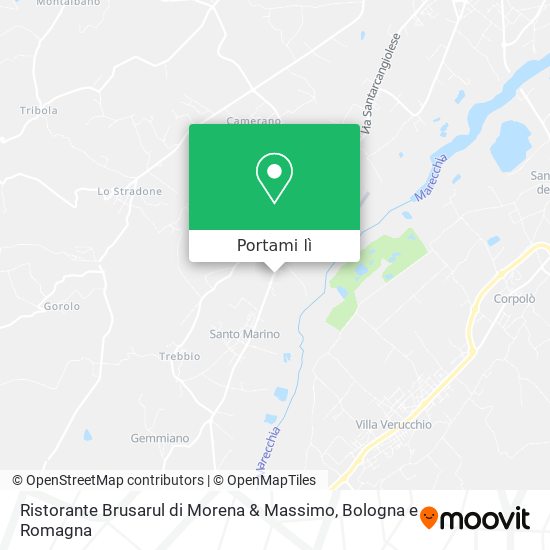 Mappa Ristorante Brusarul di Morena & Massimo