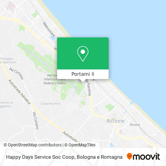 Mappa Happy Days Service Soc Coop