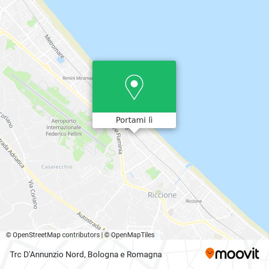 Mappa Trc D'Annunzio Nord