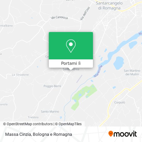 Mappa Massa Cinzia