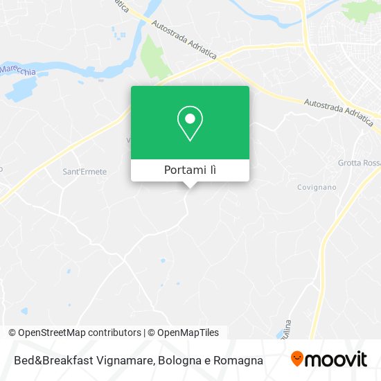 Mappa Bed&Breakfast Vignamare