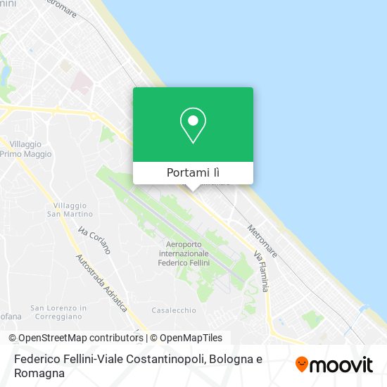 Mappa Federico Fellini-Viale Costantinopoli