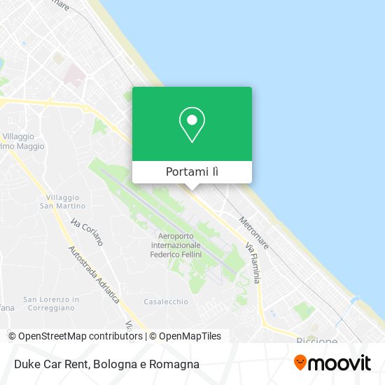 Mappa Duke Car Rent