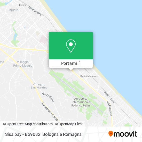 Mappa Sisalpay - Bo9032