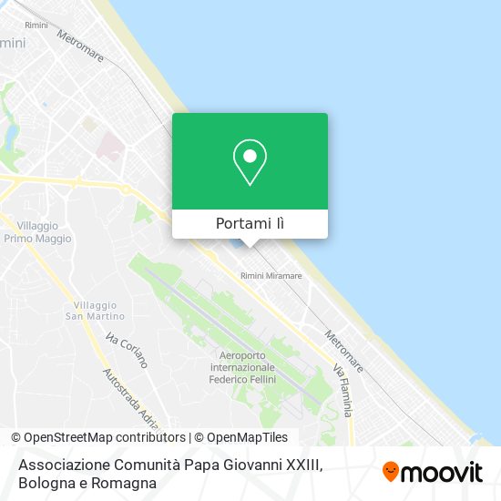 Mappa Associazione Comunità Papa Giovanni XXIII