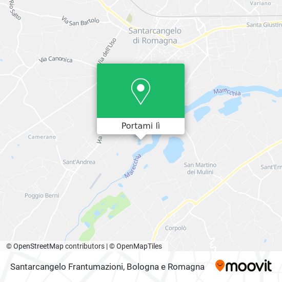Mappa Santarcangelo Frantumazioni