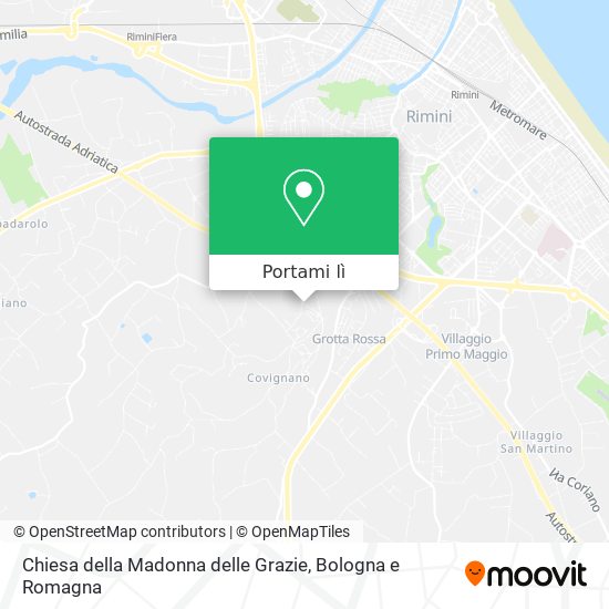 Mappa Chiesa della Madonna delle Grazie