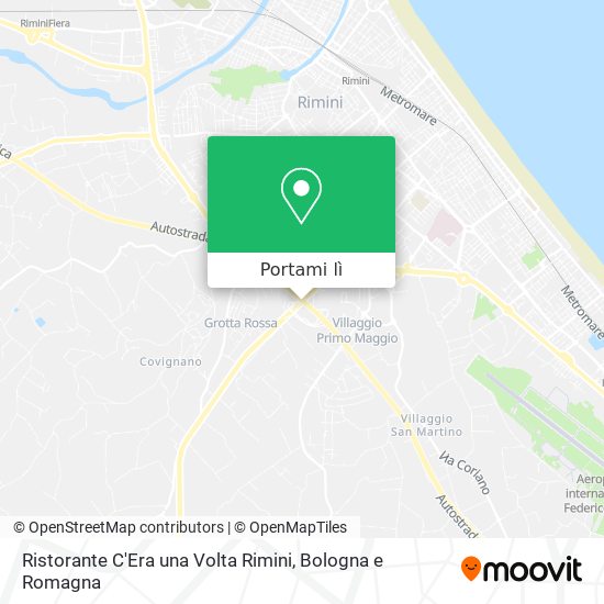 Mappa Ristorante C'Era una Volta Rimini