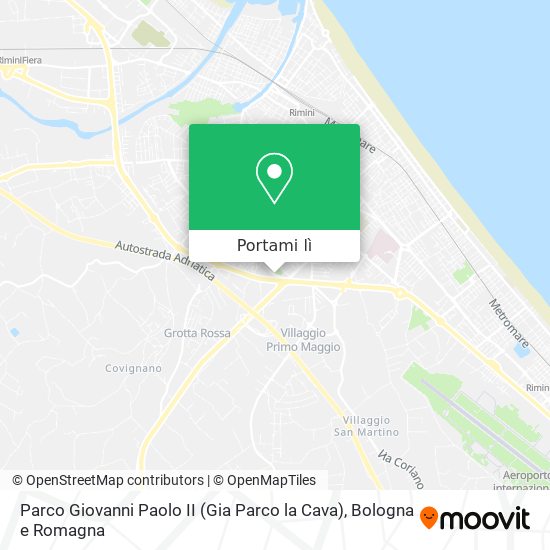 Mappa Parco Giovanni Paolo II (Gia Parco la Cava)
