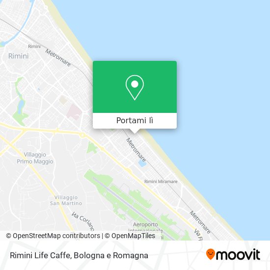 Mappa Rimini Life Caffe
