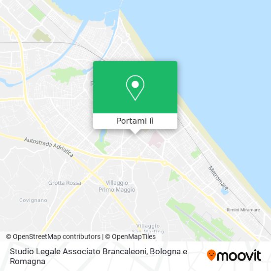 Mappa Studio Legale Associato Brancaleoni