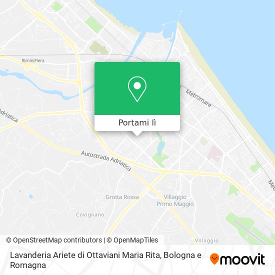 Mappa Lavanderia Ariete di Ottaviani Maria Rita