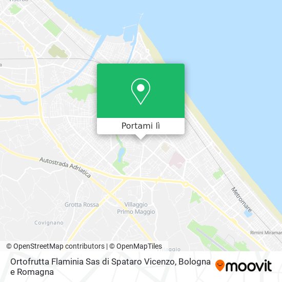Mappa Ortofrutta Flaminia Sas di Spataro Vicenzo