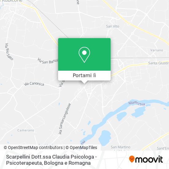 Mappa Scarpellini Dott.ssa Claudia Psicologa - Psicoterapeuta
