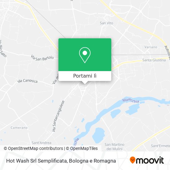 Mappa Hot Wash Srl Semplificata