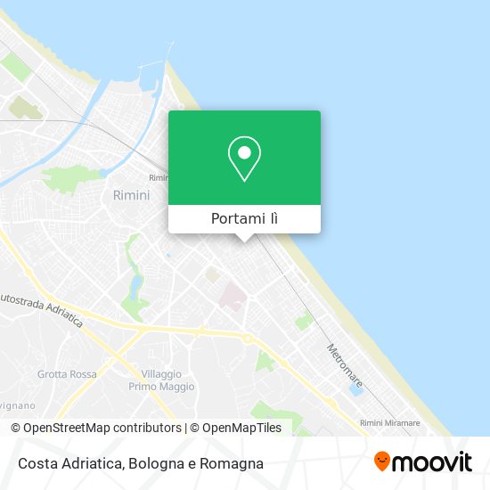 Mappa Costa Adriatica