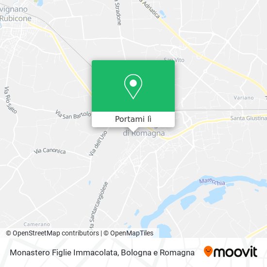 Mappa Monastero Figlie Immacolata