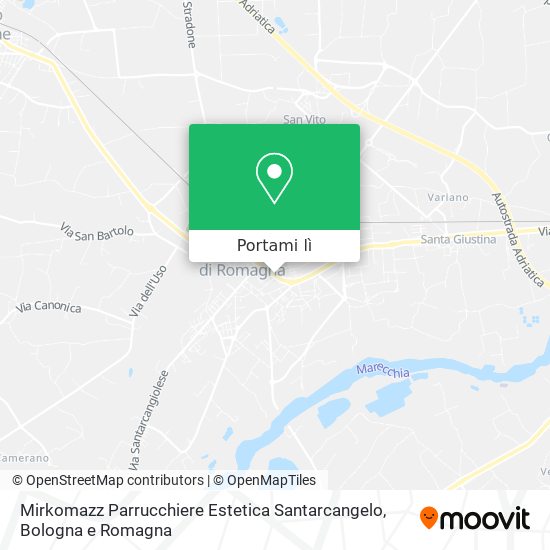 Mappa Mirkomazz Parrucchiere Estetica Santarcangelo