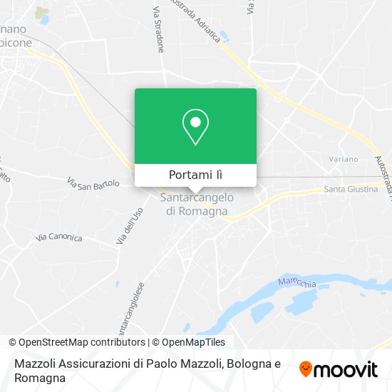 Mappa Mazzoli Assicurazioni di Paolo Mazzoli