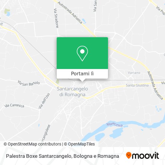Mappa Palestra Boxe Santarcangelo