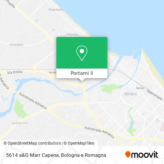 Mappa 5614 a&G Marr Capena