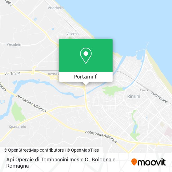 Mappa Api Operaie di Tombaccini Ines e C.