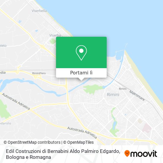 Mappa Edil Costruzioni di Bernabini Aldo Palmiro Edgardo
