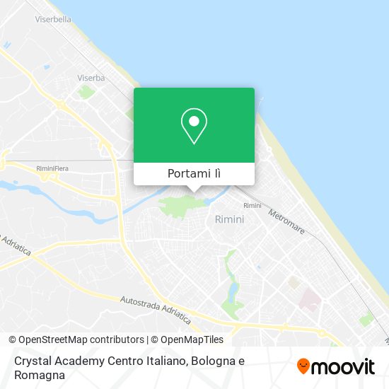 Mappa Crystal Academy Centro Italiano