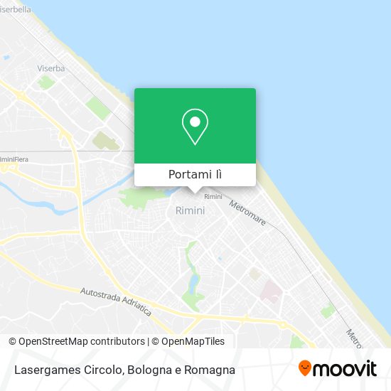 Mappa Lasergames Circolo