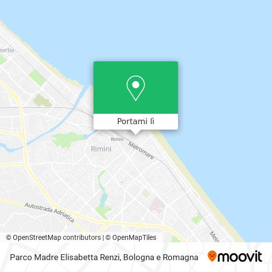 Mappa Parco Madre Elisabetta Renzi