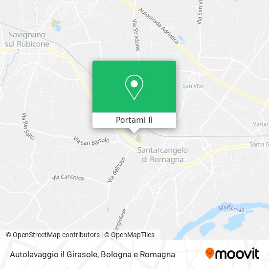Mappa Autolavaggio il Girasole