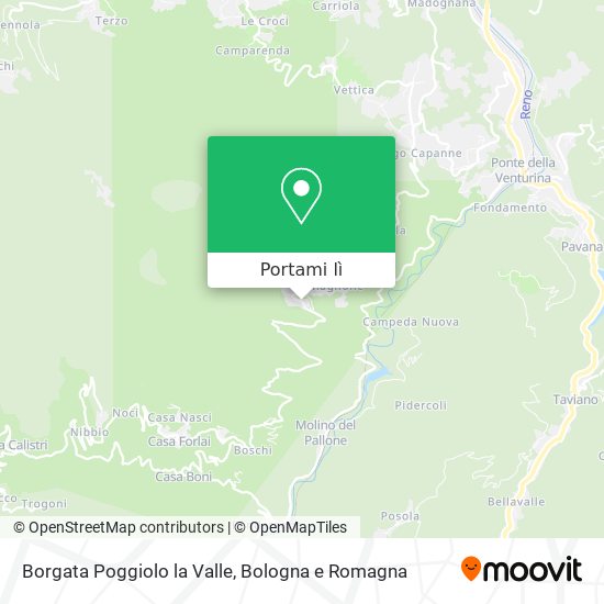 Mappa Borgata Poggiolo la Valle